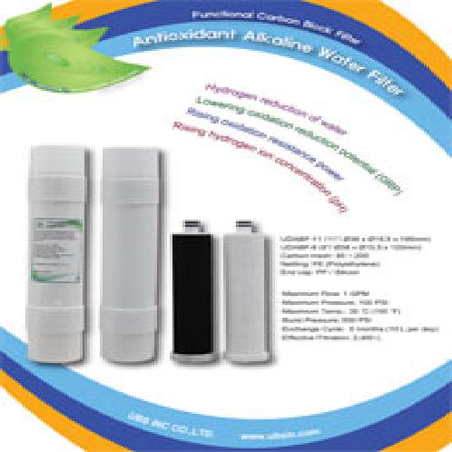 Antioxidant Alkaline Carbon Block Filter